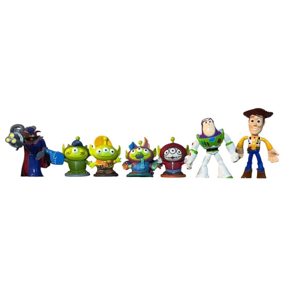 Disney‎ Toy Story Alien, Zurg, Woody and Buzz Figurine Set